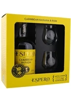 A. Michler Ron Espero Caribbean Banana Giftbox med 2 glas